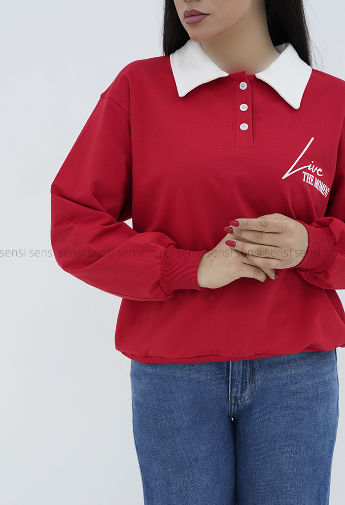 دورس زنانه دونخ پنبه یقه دارکد1006903